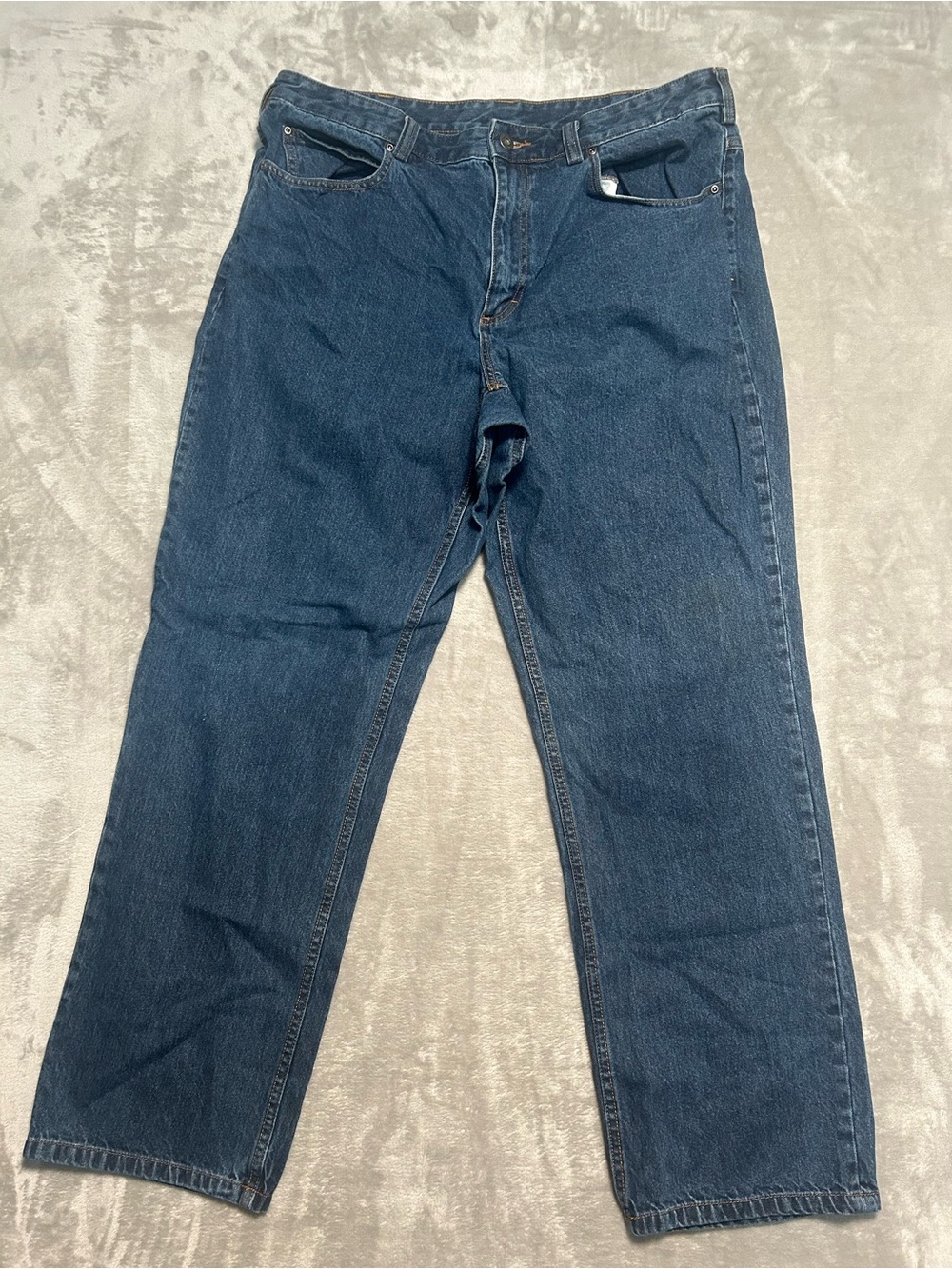 Duluth Trading Ballroom Weekender 5 Pocket Jeans Relaxed Mens 38X32 Dark Wash